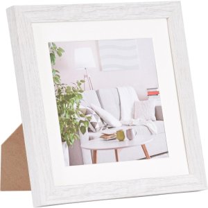 Rámeček na obrázky Henzo Modern 20x20 cm bílý s paspartou 13x13 cm