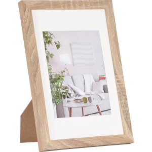 Rám na obrazy Henzo Modern medium brown 20x30 cm s paspartou 15x20 cm