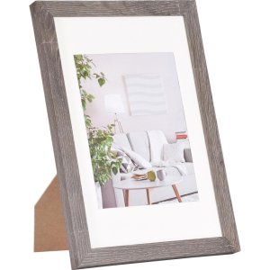 Rám na obrazy Henzo Modern 20x30 cm tmavě šedý s paspartou 15x20 cm