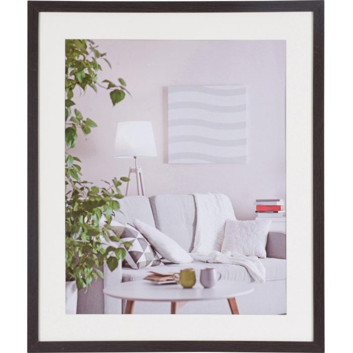 Rám na obraz moderní 50x60 cm tmavě hnědý