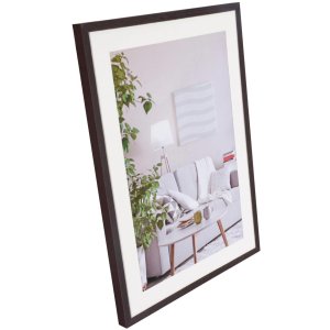 Rám na obraz moderní 50x70 cm tmavě hnědý