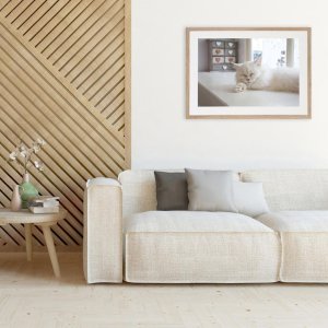 Rám na obraz moderní 50x70 cm tmavě hnědý