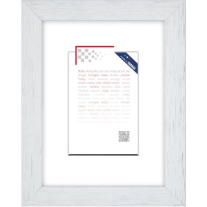 Dřevěný rám Karma 24x30 cm bílý