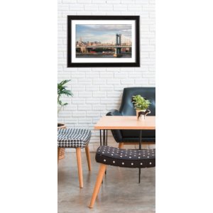 Dřevěný rám Ceanothe River 24x30 cm bílý