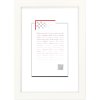 Dřevěný rám Ceanothe River 24x30 cm bílý