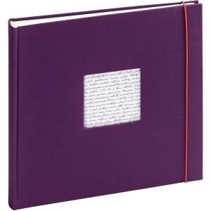 Lněné fotoalbum Panodia Linea 30x30 cm 60 bílých stran