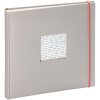 Lněné fotoalbum Panodia Linea 30x30 cm 60 bílých stran