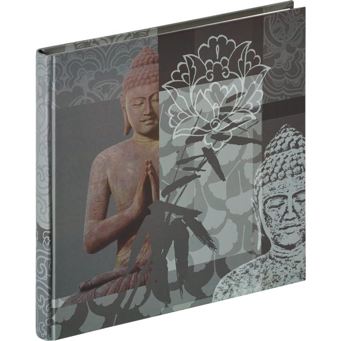 Walther fotoalbum Buddha šedá 26x25 cm 40 bílých stran