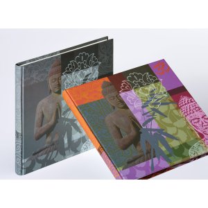 Walther fotoalbum Buddha šedá 26x25 cm 40 bílých stran