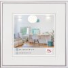 Plastový rám Walther New Lifestyle 30x30 cm stříbrný