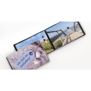 Walther slip-in album mini album Memories v měkkých deskách 40 fotografií 10x15 cm černá