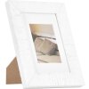 Dřevěný rám Henzo Driftwood 10x15 cm bílý s paspartou