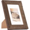 Dřevěný rám Driftwood 10x15 cm tmavě hnědý