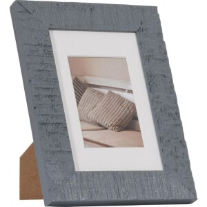 Dřevěný rám Driftwood 10x15 cm modrý