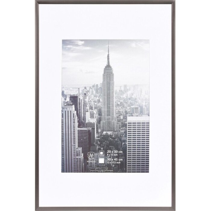 Henzo hliníkový rám Manhattan 30x45 cm šedý