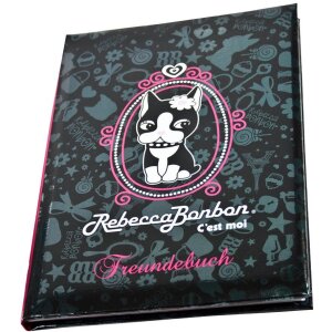 Goldbuch Freundebuch REBECCA BONBON schwarz 15x21 cm 72...