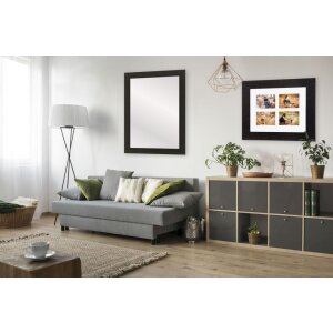 Zrcadlo Henzo Woodstyle 60x90 cm tmavě hnědé