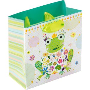Dárková taška HAPPY FROG 10x10 cm