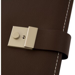 Goldbuch Dokumentová mapová taška Cezanne černobrouná 27,5x34 cm