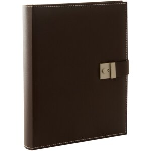 Goldbuch Dokumentová mapová taška Cezanne černobrouná 27,5x34 cm