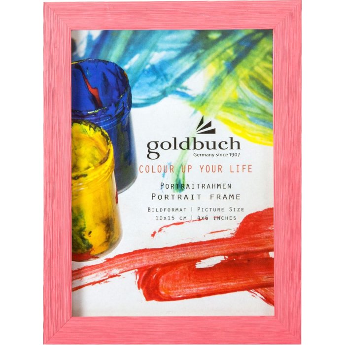 Rámeček na portrét Colour Up růžový pro 1 fotografii 10x15 cm