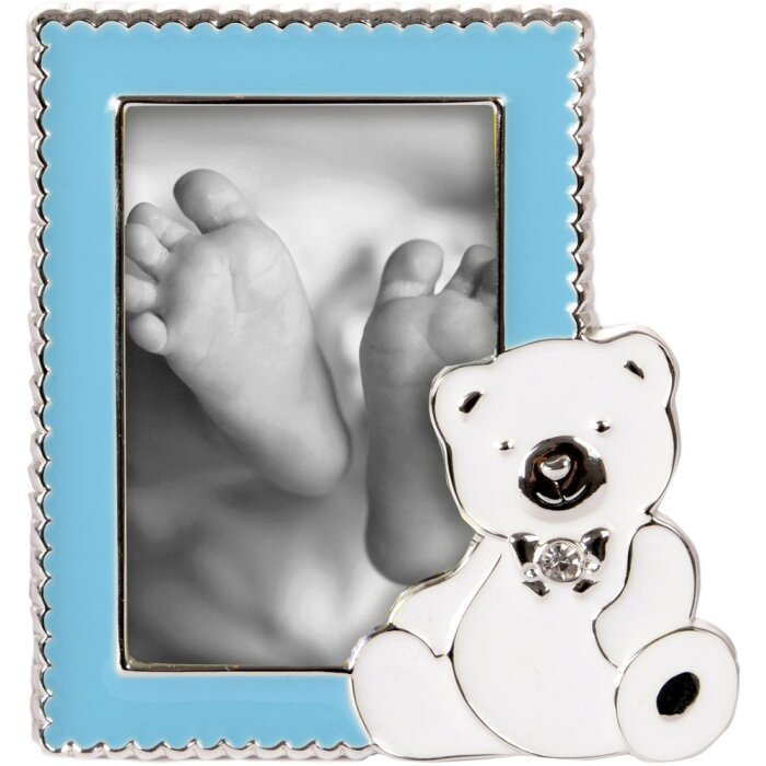 Goldbuch Dětský fotorámeček Sweet Bear 5x8 cm modrý