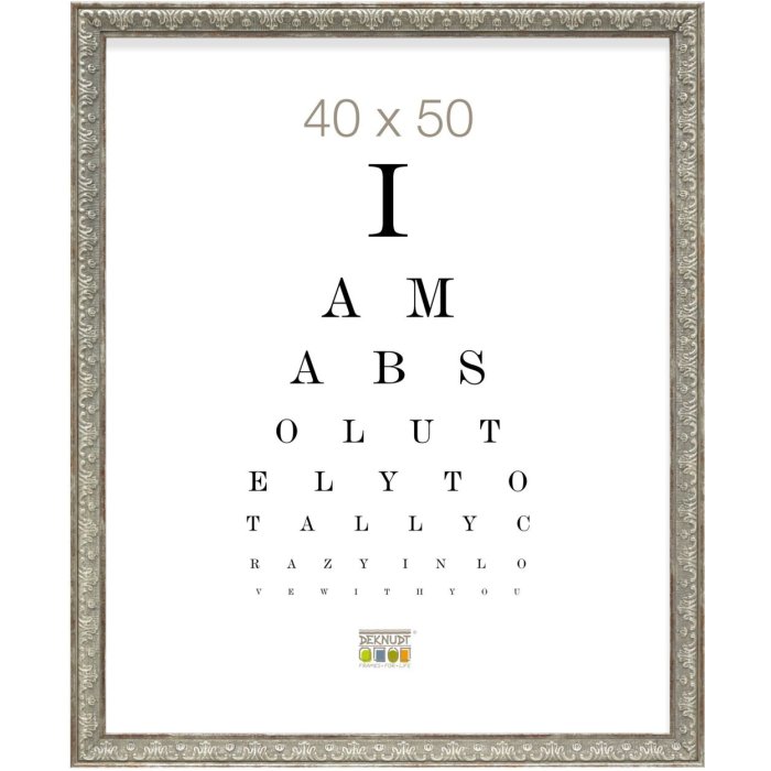 Rámeček na obraz stříbrný plast 10,0 x15,0 cm S95MD