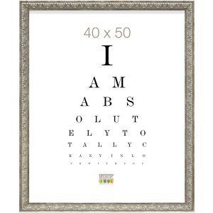 Rámeček na obraz stříbrný plast 10,0...