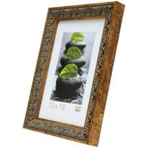 Rámeček na obraz zlatošedý plast 13,0 x18,0 cm S95MA