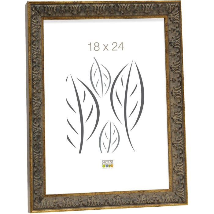 Rámeček na obraz zlatošedý plast 20,0 x28,0 cm S95MA