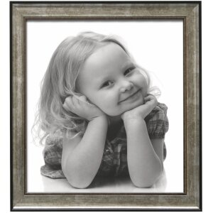 Deknudt Rámeček na fotografie stříbrný dřevěný 60x80 cm