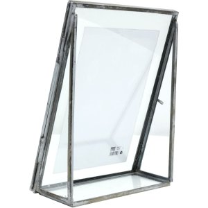 Rámeček na obraz stříbrný S68PA1 kovový 10,0 x15,0 cm