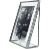 Rámeček na obraz stříbrný S68PA1 kovový 10,0 x15,0 cm