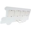 Dětský rám autobus bílé dřevo 7,0 x8,0 cm