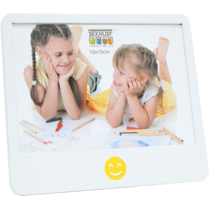 Rámeček na obraz S68KK1E1B bílé dřevo 10,0 x15,0 cm