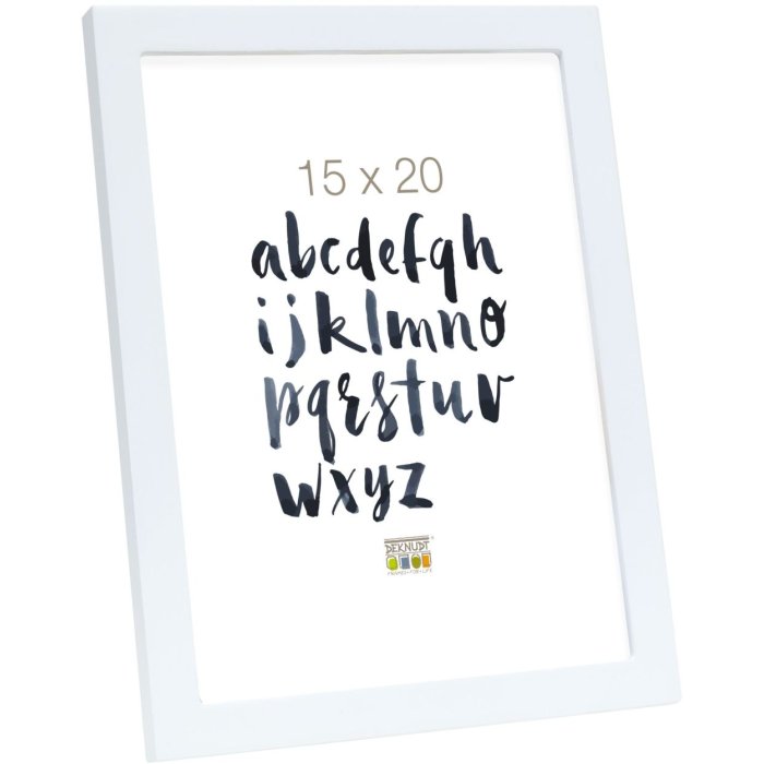 Rámeček na obraz bílý S68FK1 Dřevo 13,0 x18,0 cm S68FK