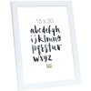 Rámeček na obraz bílý S68FK1 Dřevo 13,0 x18,0 cm S68FK