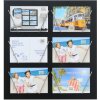 Galerijní rám černý S68EK2 dřevo 6 fotografií 10x15 cm
