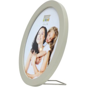 Deknudt S67YV obrazový rám šedé dřevo 20 cm kulatý