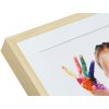 Rámeček na obraz s paspartou z přírodního dřeva 15,0 x20,0 cm S67WH