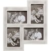 Galerijní rám bílé dřevo S67TM 4 fotografie 10x15 cm