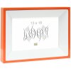 Dřevěný obrazový rám Deknudt S67DK oranžový 13x18 cm