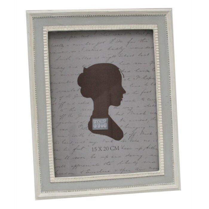 Rámeček na obraz bílo-šedý plast 15,0 x20,0 cm S66PL