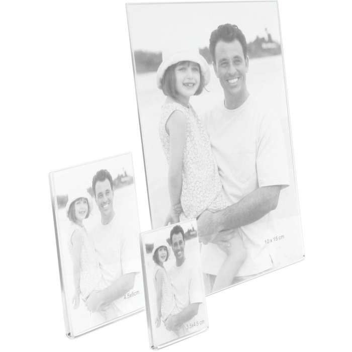 Deknudt magnetický rámeček průhledný plast 3,5 x 4,5 cm