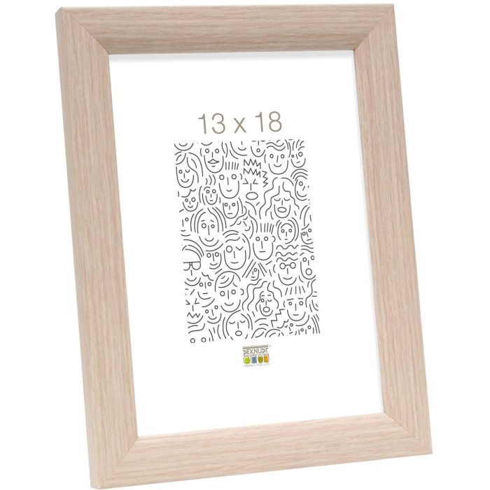 Dřevěný rám S54S barva dub 13,0 x18,0 cm