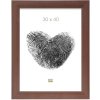 Rám na obraz hnědé dřevo 13,0 x18,0 cm S53GH