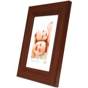 Rám na obraz hnědé dřevo 20,0 x20,0 cm S53GH