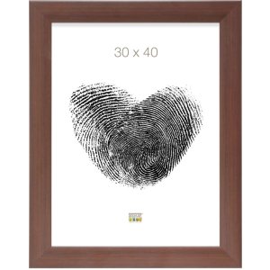 Rám na obraz hnědé dřevo 20,0 x20,0 cm S53GH