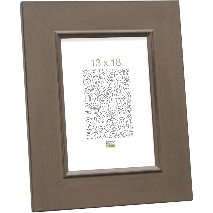 Rámeček na obraz hnědé dřevo 10,0 x15,0 cm S48SS