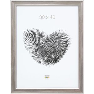 Rám na obraz stříbrné dřevo 18,0 x24,0 cm S45YD